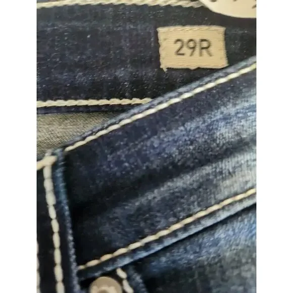 BKE Stella Bootcut Jeans Women's 29×31.5 factory distressing preppy rodeo - Picture 7 of 11